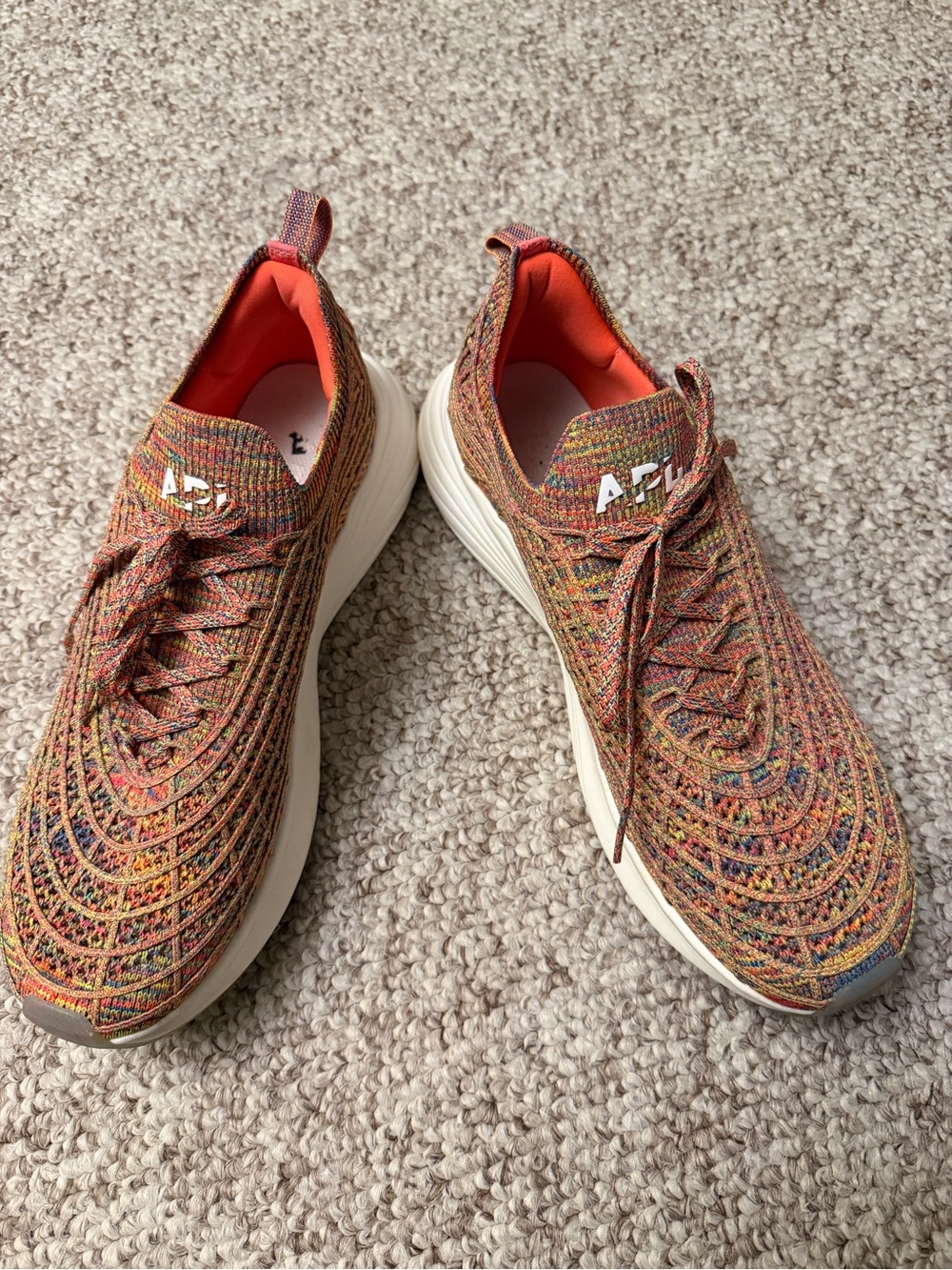 APL techloom zipline Multicolor Knit Slip-On Sneakers
